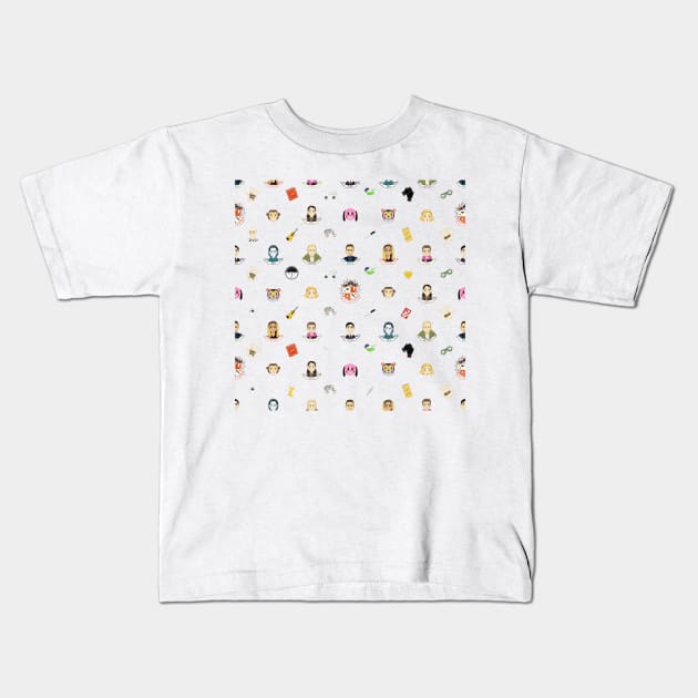 The Umbrella Academy Pattern Kids T-Shirt by conshnobre